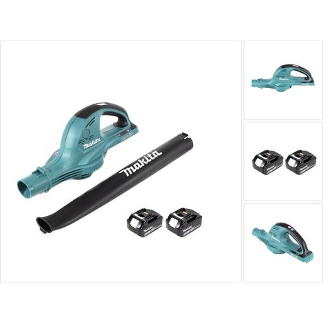 Makita DUB 361 2x 18 V / 36 V Akku Laubbläser Gebläse + 2x Makita BL 1860 6 Ah / 6000 mAh Akku (1/4)