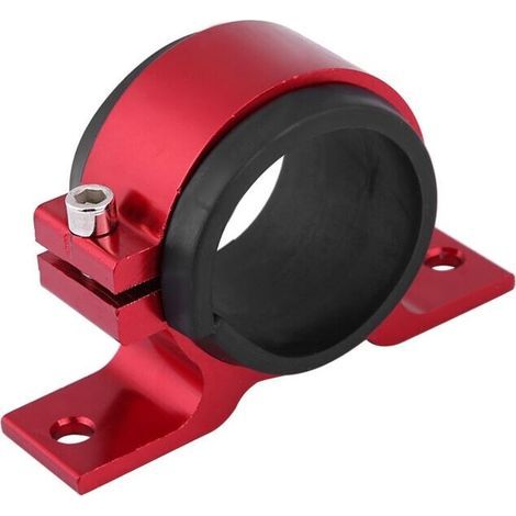 50-mm-Montagehalterung für Kfz-Kraftstoffpumpen aus Aluminiumlegierung, rote Einzelfilter-Klemmhalterung (1/5)