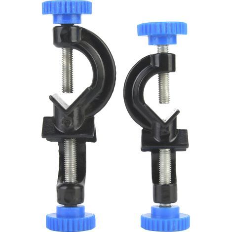 Laboratory Cross Clamps, 2 Pcs Powder-Coated Aluminum Laboratory Cross Clamp Holder for Laboratory (1/5)