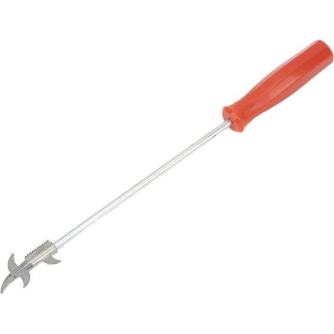 Outil de nettoyage de pneus de voiture avec crochet, démonte-pierres portable, tête détachable en alliage de zinc et tige en acier inoxydable
