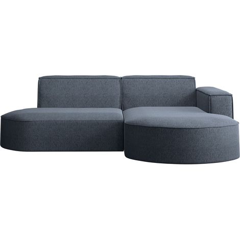 Ecksofa, Sofa L form, Couch L form MODENA L STUDIO stoff Neve Blau Rechts (1/5)