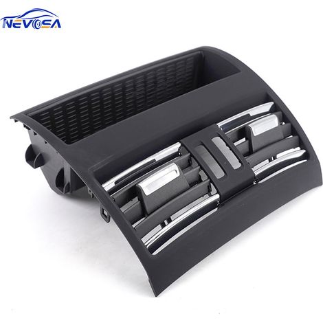 64229172167 is suitable for the electroplated air vent grille of the rear air conditioning vents in BMW 5 Series cars. (1/4)