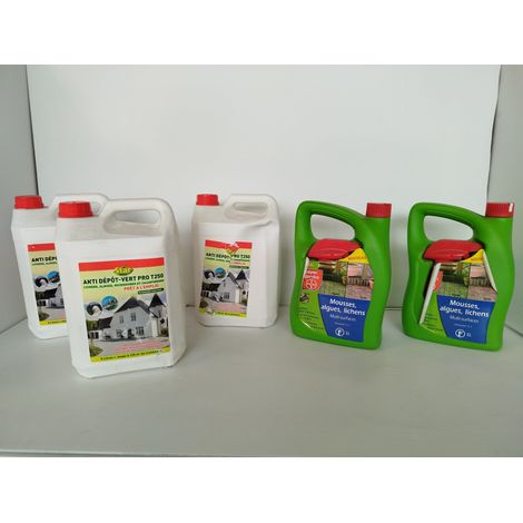 STAR MAISON & BAYER Lot de 5 bidons anti-mousse et fongicide (1/5)