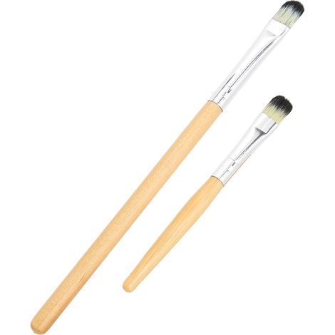 Lot de 2 brosses à flux de tailles différentes, petites et portables, à poils souples et manche confortable, pour l'entretien des montres. (1/5)