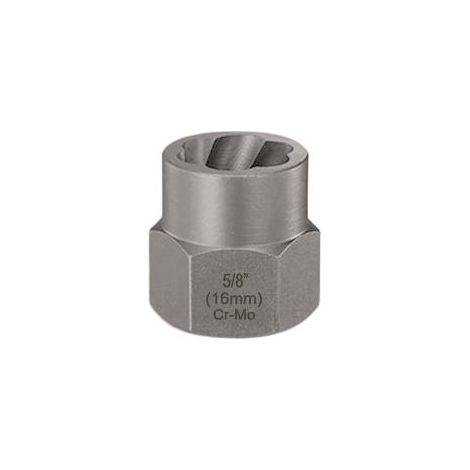 Llave de vaso para aflojar pernos y tuercas dañados, 5/8" (16 mm) - acero forjado/Cr-Mo, Teger (1/3)