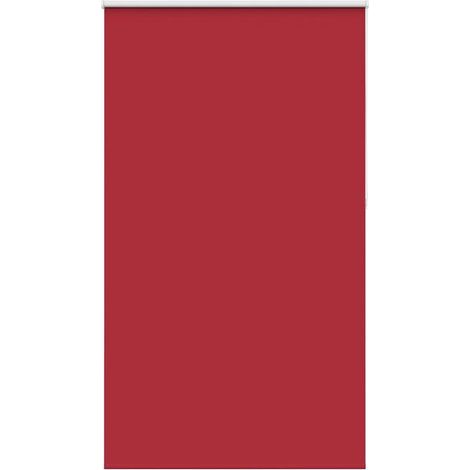 Store enrouleur occultant rouge, largeur du tissu 136,6 cm (1/5)