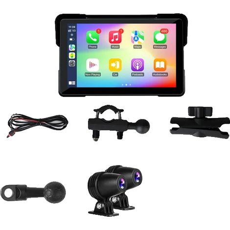 Videoregistratore per moto, risoluzione 2K, CarPlay wireless e Android Auto, nessuno, videoregistratore per moto (1/2)