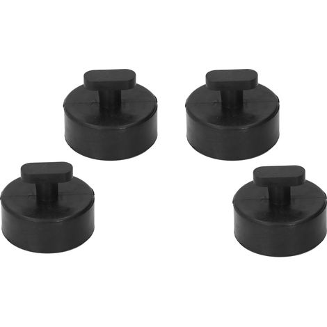 Lot de 4 Cale de Cric Caoutchouc Résistant Anti-Déformation Sol Robustesse Levage Universel Auto (1/5)