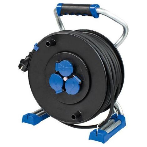 Kabeltrommel mit USB, Spannungsanzeige 33m H07RN-F 3G2,5 IP44