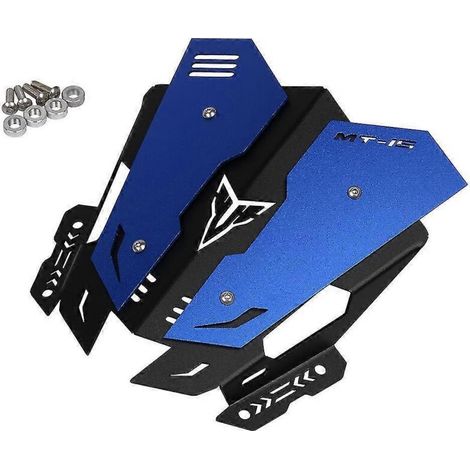 Accessoires moto : pare-brise sport, déflecteur de pare-brise pour Yamaha MT125 (2020-2021), MT15 (2018-2020) – Bleu (1/5)