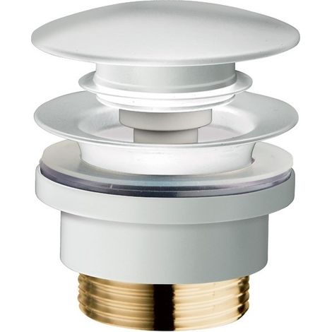 Bonde Lavabo Up&Down Laiton Blanc Mat - Cristina Ondyna UD42524 (1/2)