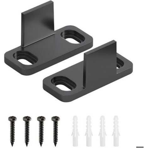 Guide De Sol Pour Porte Coulissante - Réglable - Pour Porte De Grange - 2 Pièces (1/4)