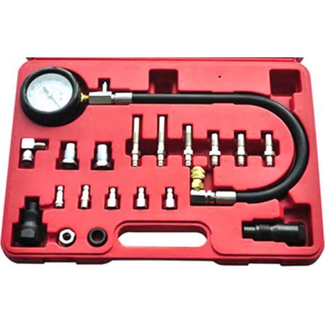 vidaXL Kit de comprobación de compresión de motor diésel 20 piezas (1/2)