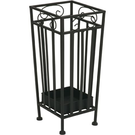 Porte parapluies Noir L20 x H46 x P20 cm (1/2)