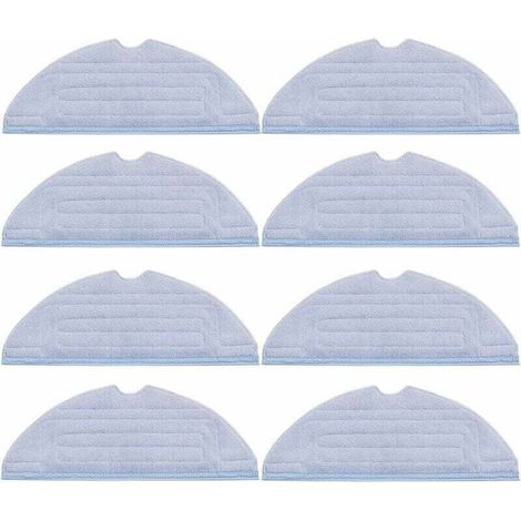 Lot de 8 lingettes de rechange pour Roborock S7 T7S T7S puls  G10 accessoires, microfibre douce, lavable et réutilisable