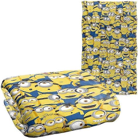 Couverture Minions, Couverture Minions au toucher soyeux ultra douce MTWLF1095 (1/5)