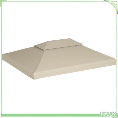 Recouvrement supérieur de belvédère - FAFEICY - 40881 - 310 g/m² - Imperméable PVC - 3 x 4 m (1/5)