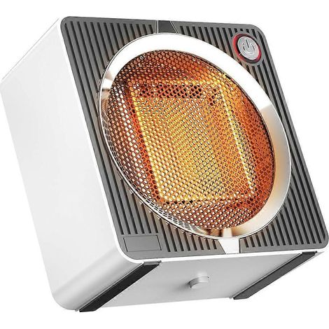 Chauffage électrique portable 500 W, chauffage céramique PTC, petit chauffage d'appoint intelligent avec souffleur d'air chaud, prise UE (1/5)