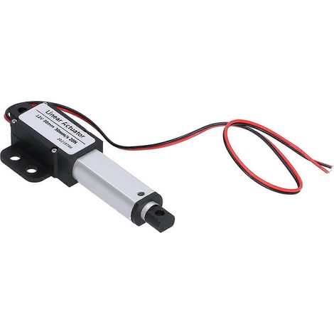 Linearantrieb DC 12V 30mm Hub Geräuscharm Kurzschlussschutz T-Gewinde Mini Elektrischer Linearantrieb