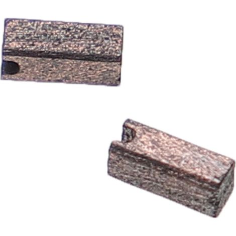 vhbw 2x escobilla carbón 5 x 4 x 2 mm compatible con Märklin 60760, 60941, 60943, 60944 locomotora, motores ferroviarios