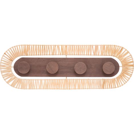 Patère en Rotin 4 crochets L 76 cm - Atmosphera (1/2)