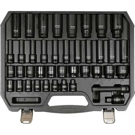 Chiavi e bussole Yato yt-10555 40 pezzi alta resistenza (1/3)