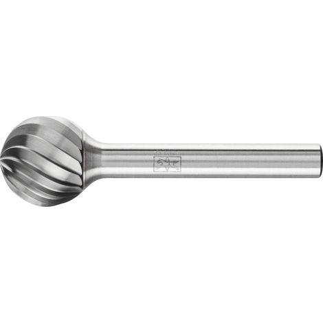 PFERD TOOLS Hartmetall Frässtift Kugel KUD Ø 16x14 mm Schaft-Ø 6 mm Z1 universal grob