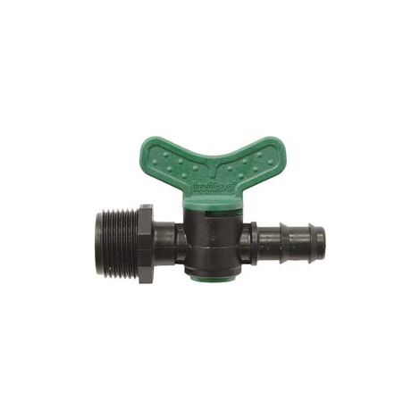 VALVOLA CILINDRO MASCHIO E PORTAGOMMA IN POLIPROPILENE- - ø mm.20x  M 1/2 - 25 pezzi