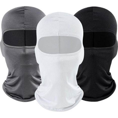 Lot de 3 cagoules fines pour homme et femme, respirantes, protection UV (1/5)