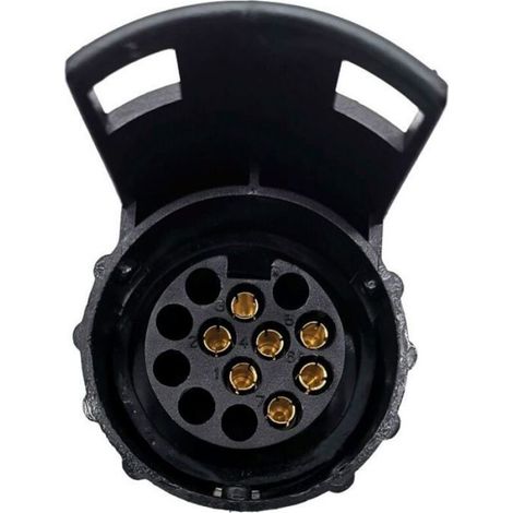 Adaptateur Prise Remorque - 7 Vers 13 Broches - Pour Véhicules Et Remorques Européens - 1 Pièce (1/5)
