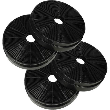 Filtres à charbon 17,5 cm pour hottes Klarstein - 4 pièces (1/4)
