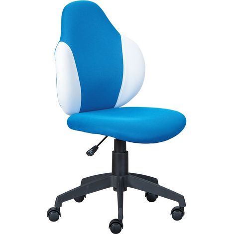 Jessi Bürostuhl blau, weiss.