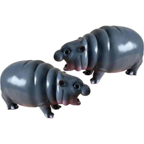 Moo Dengs, sammelbare Zwergnilpferdbabys, für Kinder (siehe Foto) (1/5)