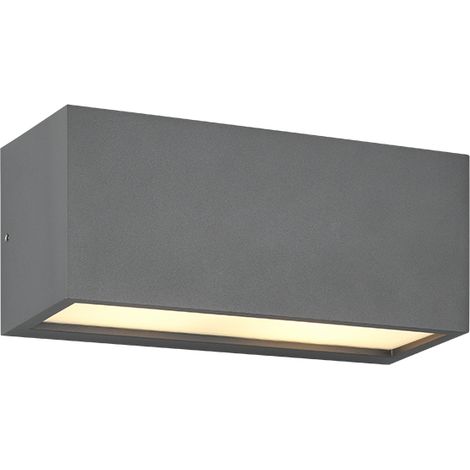 Applique exterieure mayenne 2x e14 ip44 anthracite aluminium up down - 218560242 (1/4)
