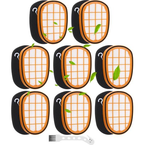 8 Stück Filter für Philips SpeedPro Max Akkusauger,Die alternativen Modelle FC5005/01, CP1100/01 und CP0663/01 sind für FC6802 geeignet FC6812、FC6853、FC6814、FC6822、FC6823、FC6826/01、FC6827、XC7041、XC704 (1/5)