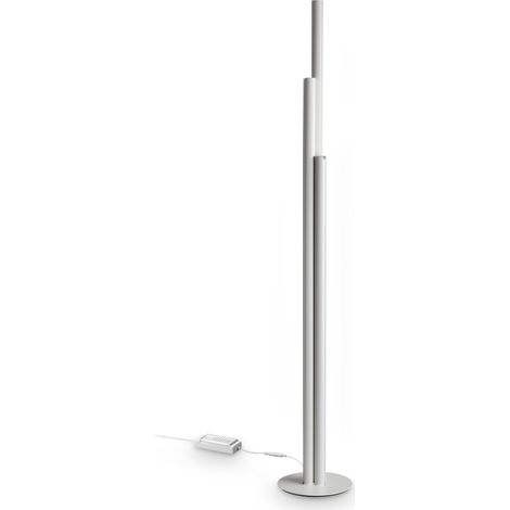 Ideal Lux Lampada da terra Dorica 3 luci LED integrato bianco metallo