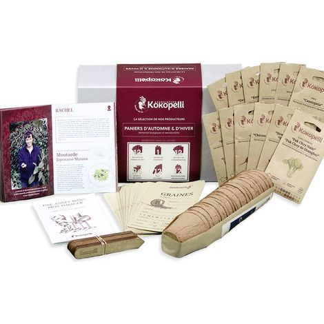 Coffret de graines bio Paniers d'automne & d'hiver - La sélection des producteurs (1/2)