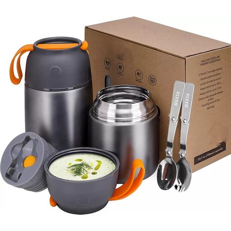 Boîte à lunch isotherme en acier inoxydable Henkelmann Hot & Cold 650 ml