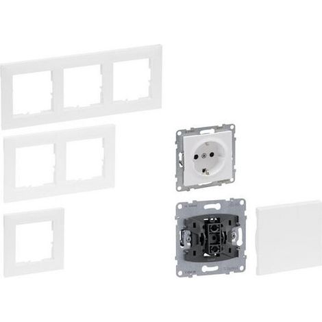 Legrand SCHALTERPAKET ULTRAWEIß 134TLG (100317 SEANO)