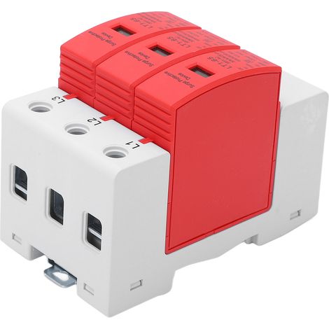 Überspannungsschutzgerät 3P Spannungsableiter 385V AC 30-65kA für Zuhause (1/5)