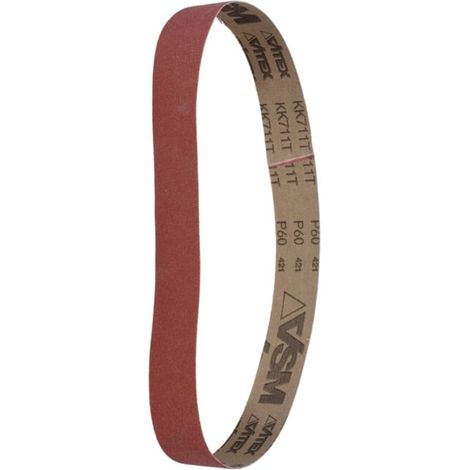 VSM Bande abrasive Corindon normal (A) KK711T, 20x520 mm, Grain : 180