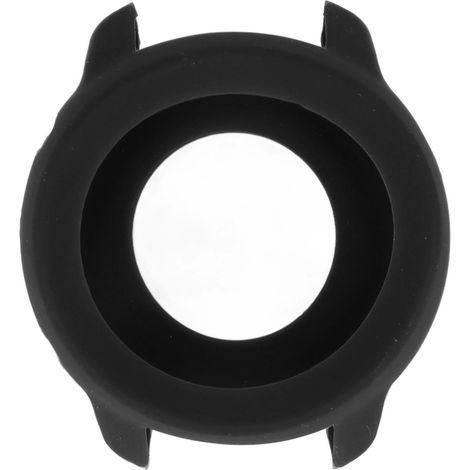 Coque de protection en silicone noir pour Amazfit GTR 3, coque pare-chocs souple avec bords rembourrés. (1/5)