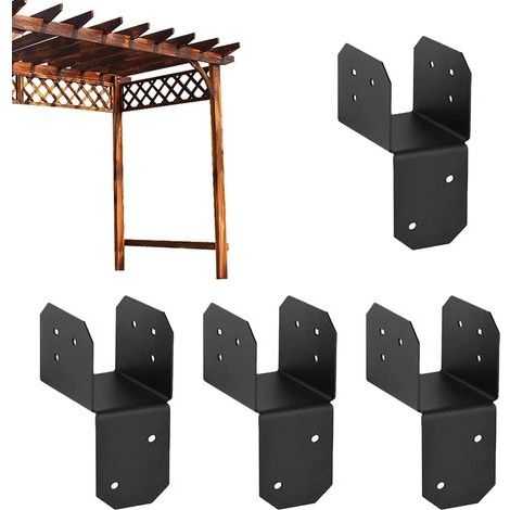 équerres pour pergola, connecteur de toiture haute résistance, usage gazébo, terrasse, garage et jardin (1/5)