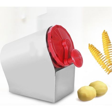 3-in-1-Handkartoffelschneider, Spiral-Kartoffelschneider, gedrehter Kartoffelschneider, dickerer Spiral-Drehschneider, Obst- und Gemüseschneider