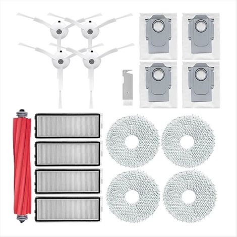 Repuestos para el robot aspirador Qrevo Pro / MaxV S P10: cepillo, filtro, mopa, bolsa para el polvo (1/4)