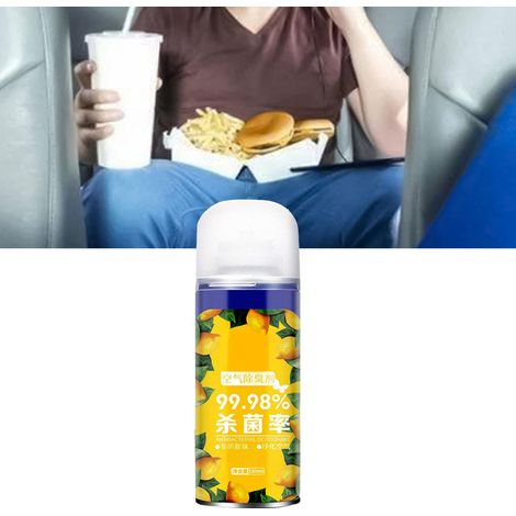 Spray désodorisant concentré pour voiture, parfum citron, éliminateur d'odeurs (1/5)