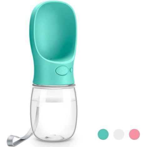 Cocopar gourde pour chien portable bouilloire de voyage coupe extérieure pour animaux de compagnie 350ml bleu (1/4)