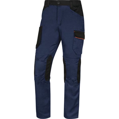 PANTALON DELTA PLUS MACH2 M2PA3STR BLEU ORANGE - M2PA3STRMO0 L