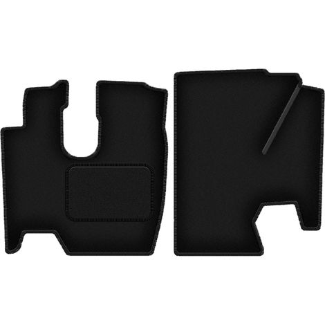 Alfombrillas de terciopelo negro para Mercedes Atego 2 (2005-2013) (1/4)
