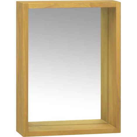 Spiegelschrank 30x10x40 cm Massivholz Teak
